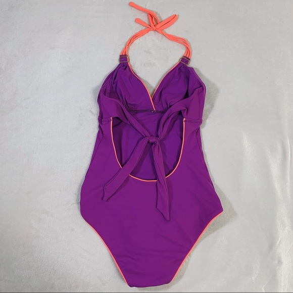 Bari Swimwear purple colour one piece - Picture 2 of 4